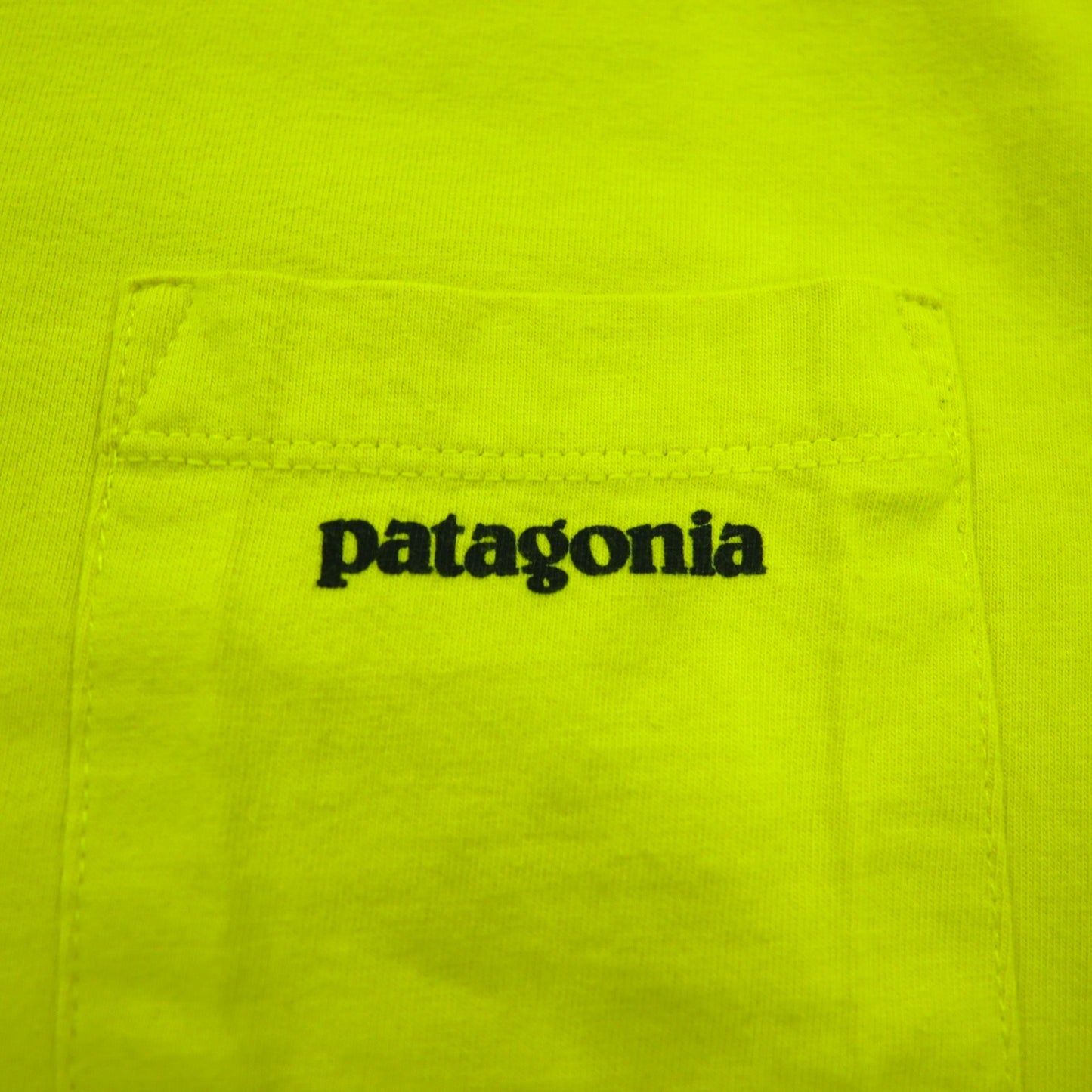 Patagonia P-6 Logo Pocket T-Shirt P-6 Logo Cotton Pocket T-Shirt M Yellow Organic Cotton 38910