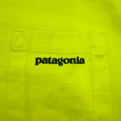 Patagonia P-6 Logo Pocket T-Shirt P-6 Logo Cotton Pocket T-Shirt M Yellow Organic Cotton 38910