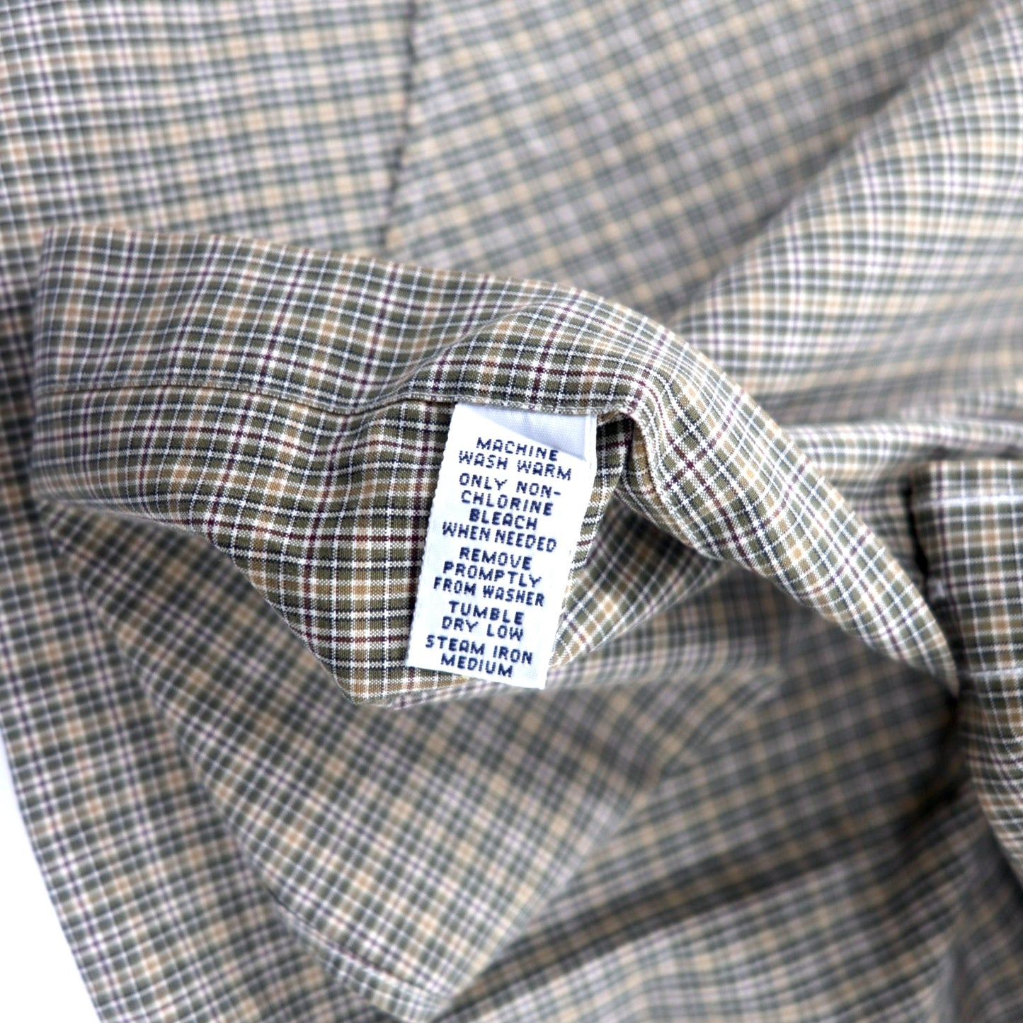 Ralph Lauren windowpane check button-down shirt, XXL, khaki, cotton, CLASSIC FIT, small pony embroidery