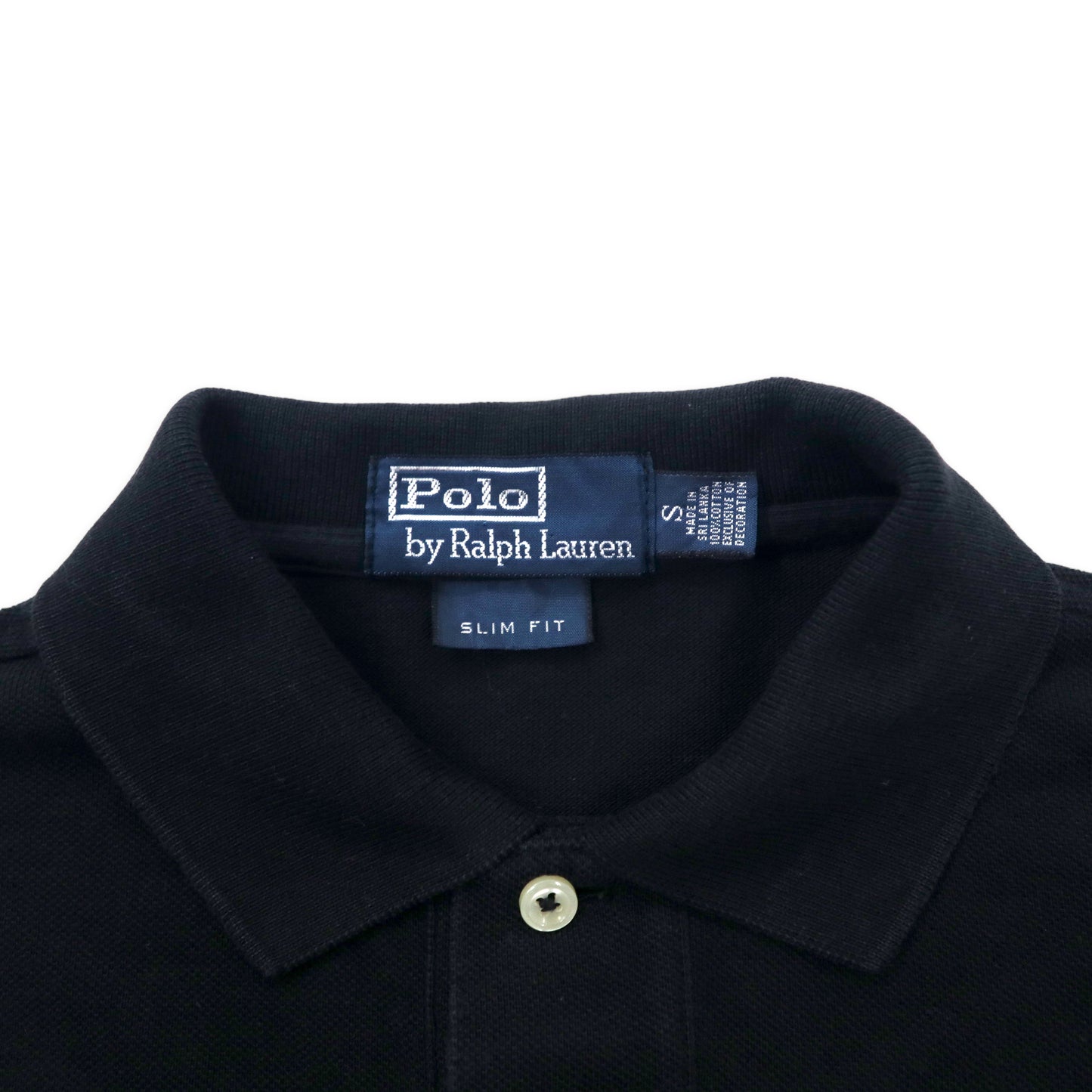 Polo by Ralph Lauren ビッグポニー ポロシャツ S ブラック コットン