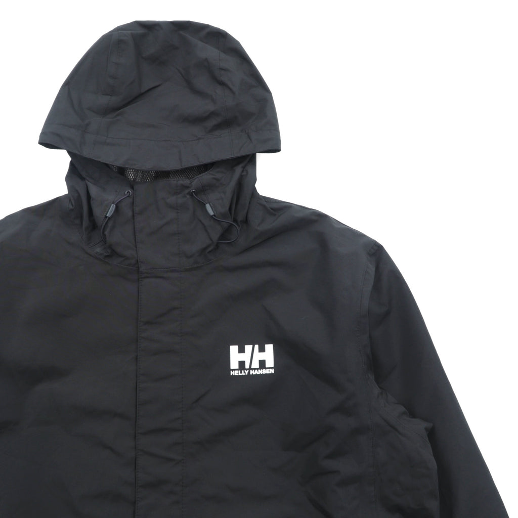 HELLY HANSEN セブンJ レインジャケット マウンテンパーカー XL ブラック 防水 SEVEN J Rain Jacket NB4 62047 HELLY TECH