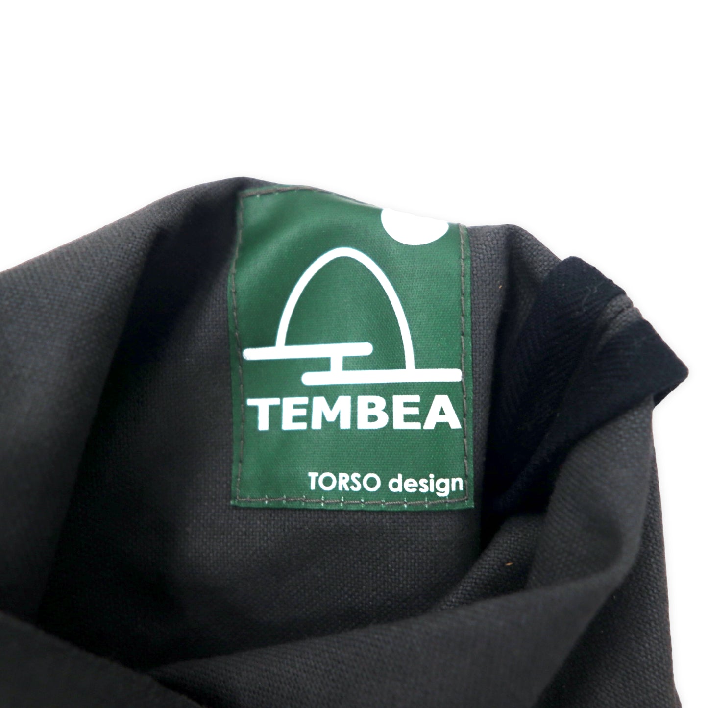 TEMBEA レザーショルダー サコッシュ ポシェット ショルダーバッグ グレー キャンバス 牛革