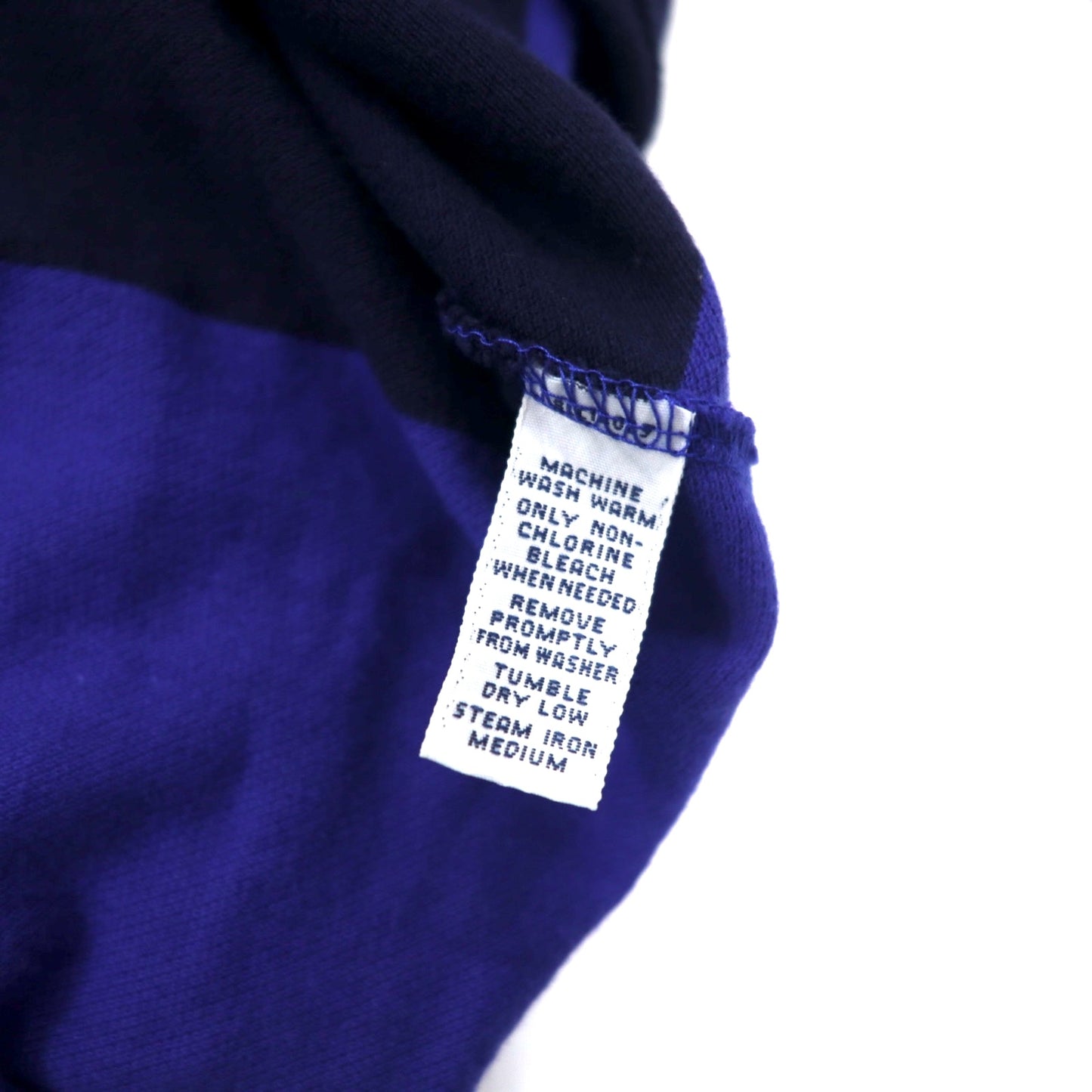 Polo by Ralph Lauren ボーダー ラガーシャツ ポロシャツ XL ブルー コットン スモールポニー刺繍