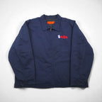 RED KAP Work Jacket Zip-Up Blouson XL Navy JT22NV with Mr. Rooter One-Point Embroidery
