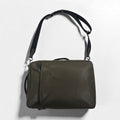 COACH Graham Convertible 3WAY Backpack Briefcase Khaki Smooth Calf Leather C6877