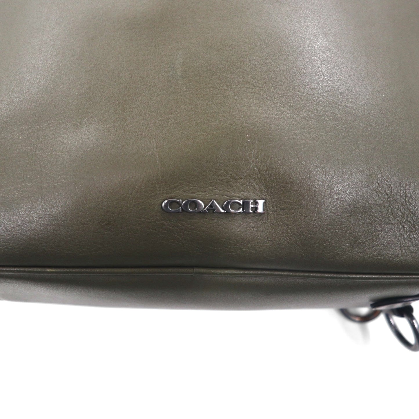COACH グラハム コンバーチブル 3WAY バックパック ブリーフケース カーキ スムース カーフレザー C6877