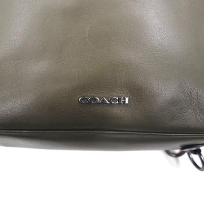 COACH グラハム コンバーチブル 3WAY バックパック ブリーフケース カーキ スムース カーフレザー C6877