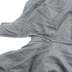 Paul Smith COLLECTION 日本製 ウール ダウンジャケット L グレー ヘリンボーン フード着脱