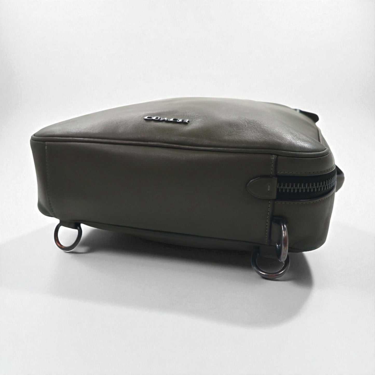 COACH グラハム コンバーチブル 3WAY バックパック ブリーフケース カーキ スムース カーフレザー C6877