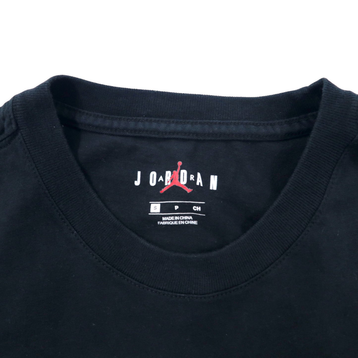 JORDAN BRAND ( NIKE ) ジャンプマン プリントTシャツ S ブラック コットン ジョーダン AS M J POOLSIDE CREW CJ6245-010