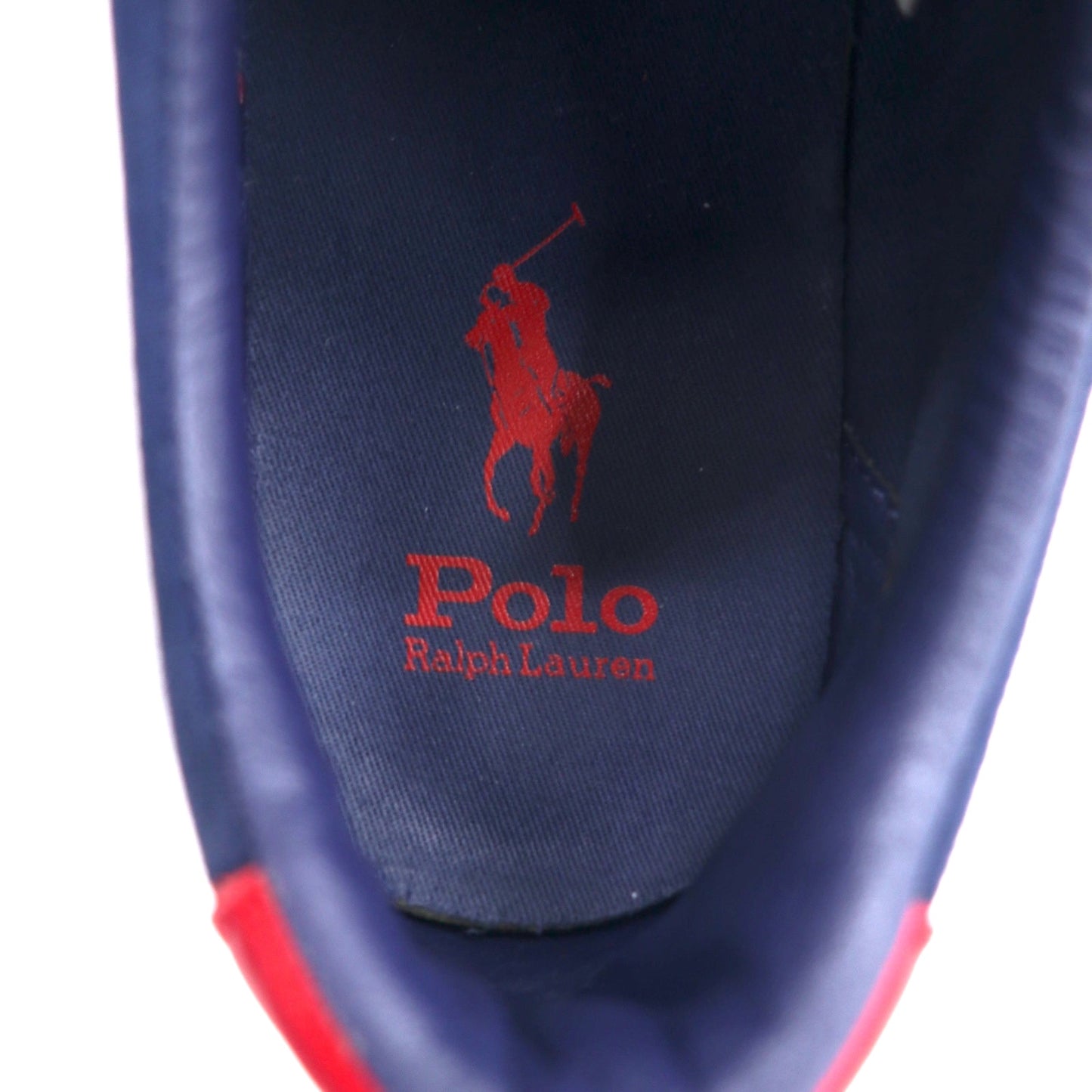 POLO RALPH LAUREN スニーカー 26cm ネイビー キャンバス スモールポニー 刺繍 SAYER