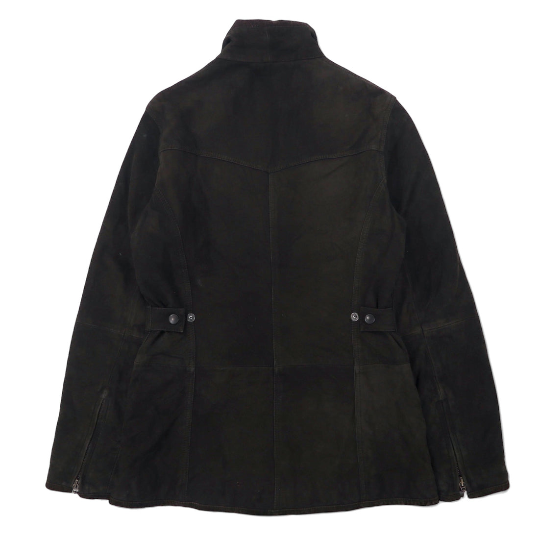 Barbour Utility Nubuck Leather Jacket Motorcycle Jacket 8 Brown L1270 UTILITY NUBUCK LEATHER JACKET