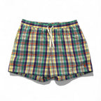 Polo by Ralph Lauren 90年代 水陸両用 マドラスチェック ショートパンツ XL マルチカラー コットン ナイロン スモールポニー刺繍