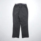 BASISBROEK Belgian-made Easy Slacks, Size M, Gray, Polyester, Stretch