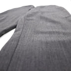 BASISBROEK Belgian-made Easy Slacks, Size M, Gray, Polyester, Stretch