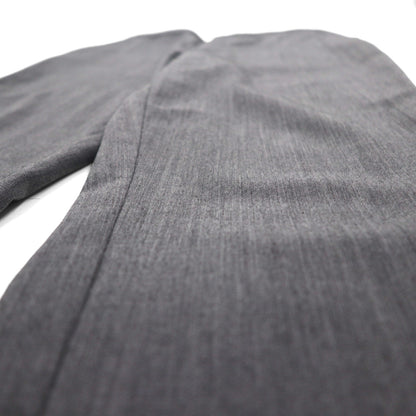 BASISBROEK Belgian-made Easy Slacks, Size M, Gray, Polyester, Stretch