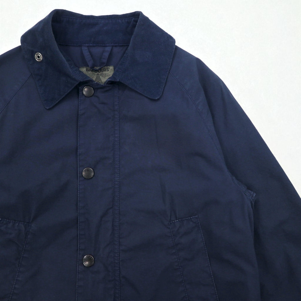 Barbour ビデイル BEDALE SL ジャケット M ネイビー ガーメントダイ SOUTH SHIELDS SMB0013