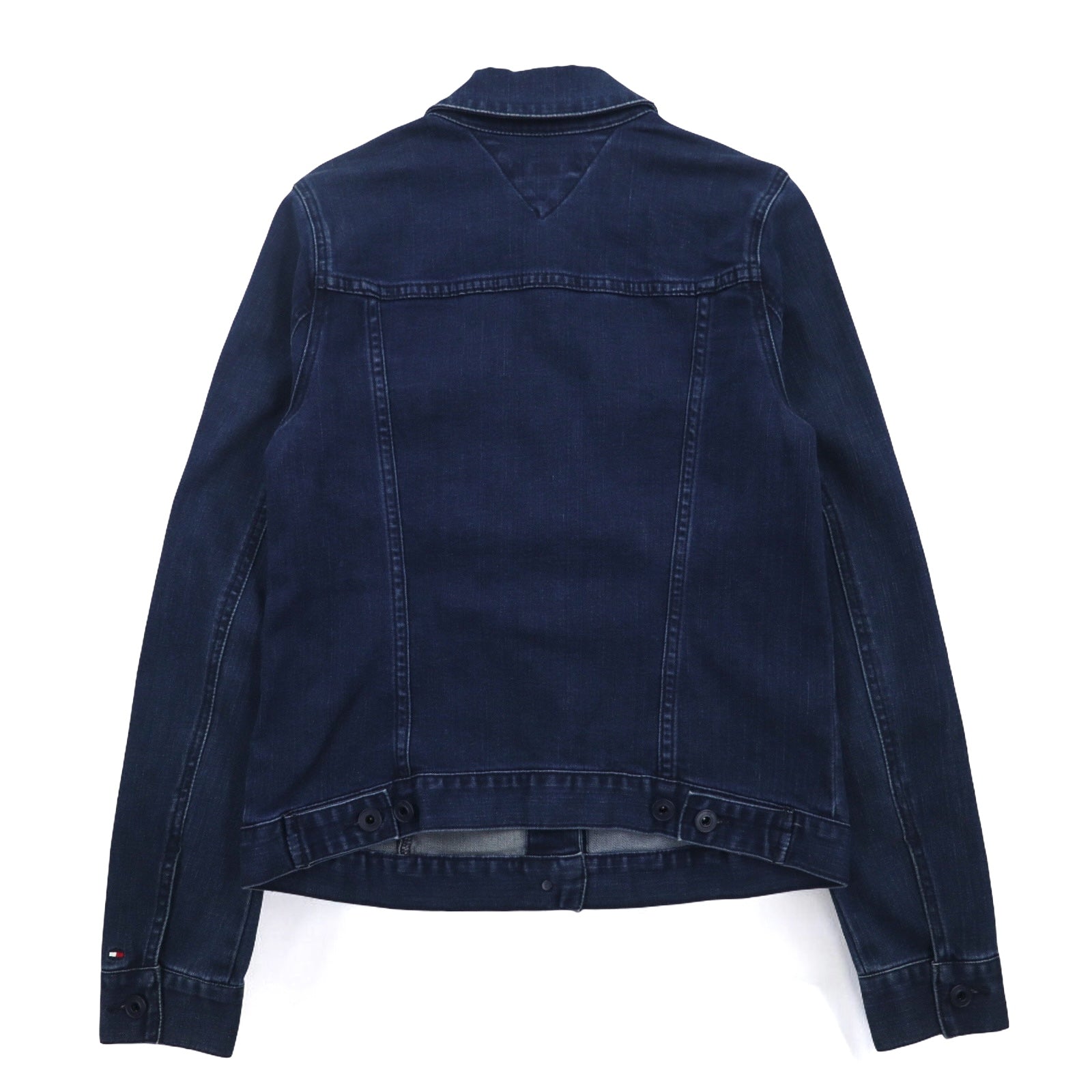 TOMMY HILFIGER デニムジャケット Gジャン M ブルー コットン ストレッチ