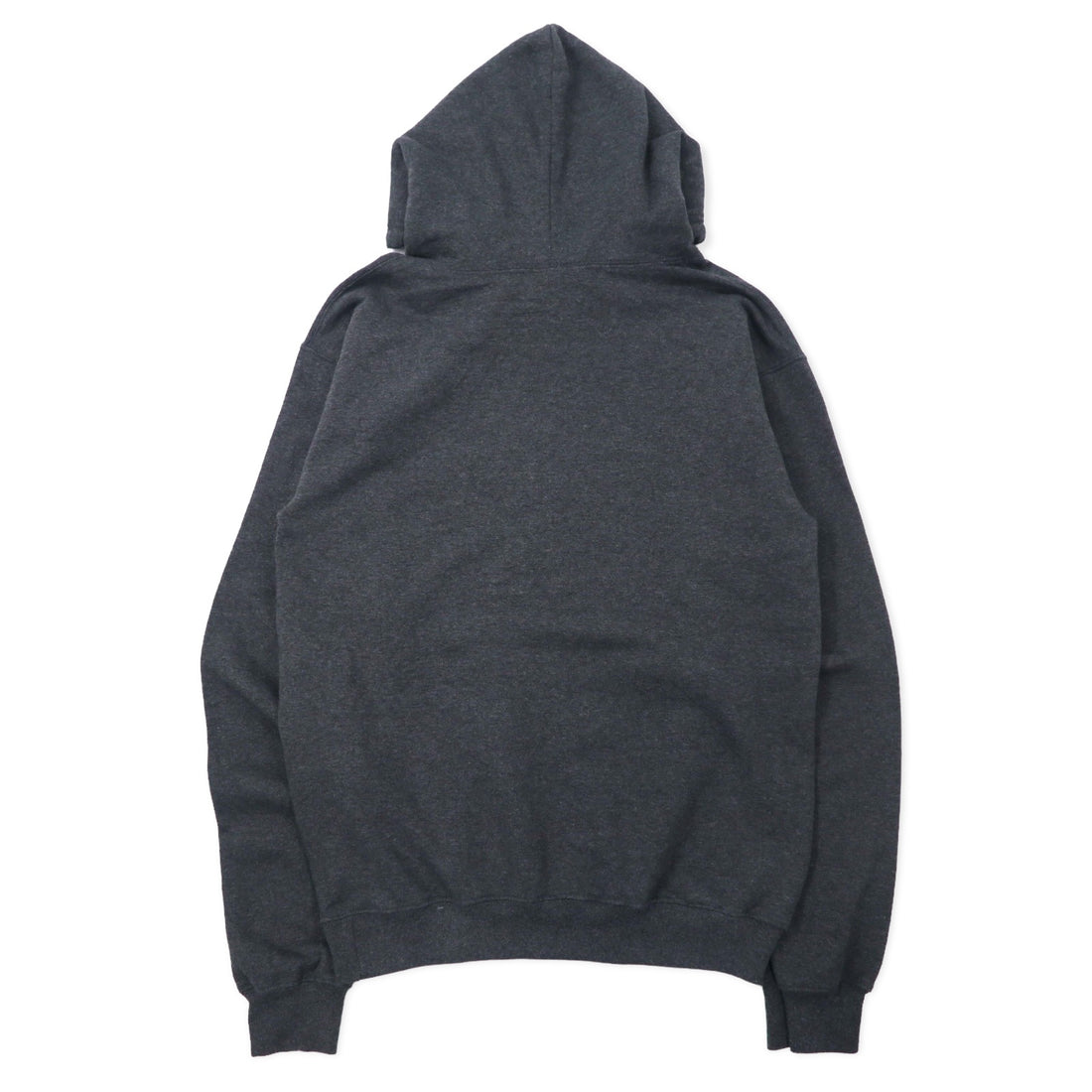 PERRIN WEAR College Print Pullover Hoodie, Medium, Grey, Cotton, Fleece Lining, Brooklyn
