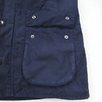 Barbour ビデイル BEDALE SL ジャケット M ネイビー ガーメントダイ SOUTH SHIELDS SMB0013