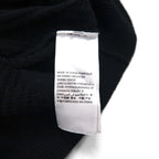 Calvin Klein ハーフジップ ジャガード ニット セーター L ブラック コットン