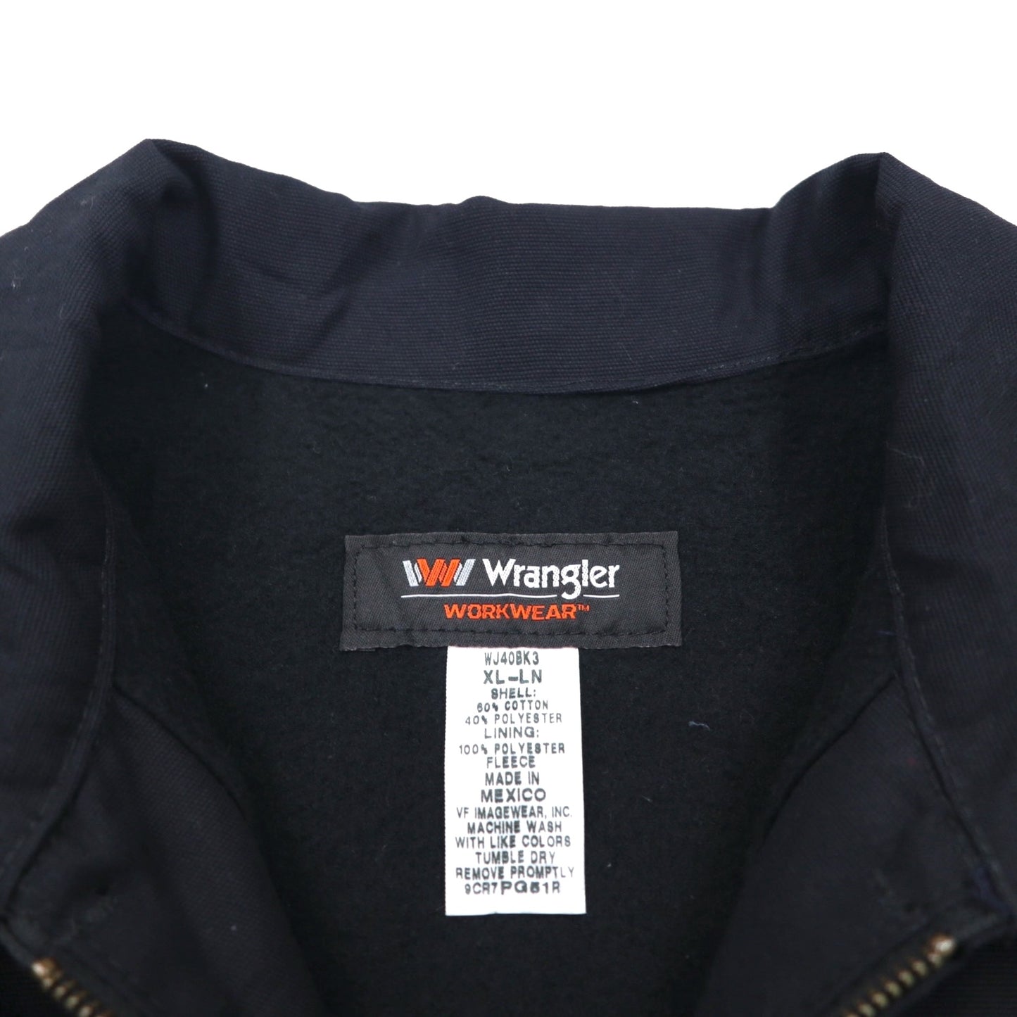 Wrangler ワークジャケット ハリントンジャケット XL ブラック アメリカ企業 Frontier WJ40BK3 未使用品
