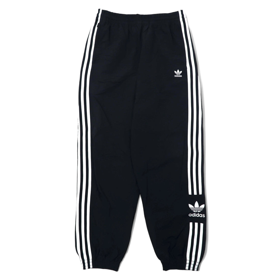 日本然リトテ-古着オンライン-adidas originals トラックパンツ ジャージ XOT ブラック ナイロン トレフォイルロゴ 3ストライプス LOCK UP TRACK PANTS ED7542-adidas originals Track pants Jersey XOT Black Nylon Trefoil Logo 3 Striped LOCK UP TRACK PANTS ED7542