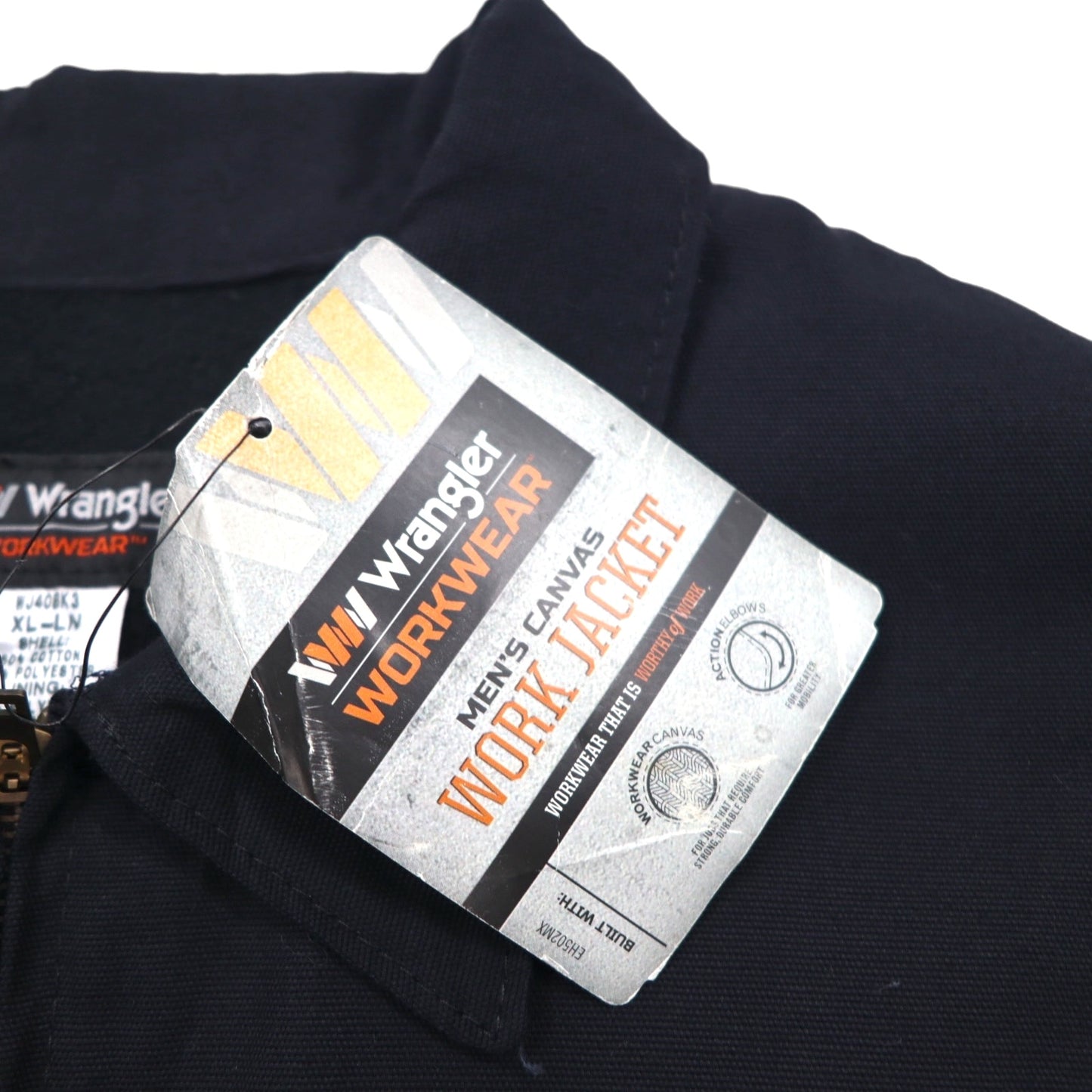Wrangler ワークジャケット ハリントンジャケット XL ブラック アメリカ企業 Frontier WJ40BK3 未使用品