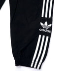 adidas originals track pants jersey XOT black nylon trefoil logo 3 stripes LOCK UP TRACK PANTS ED7542