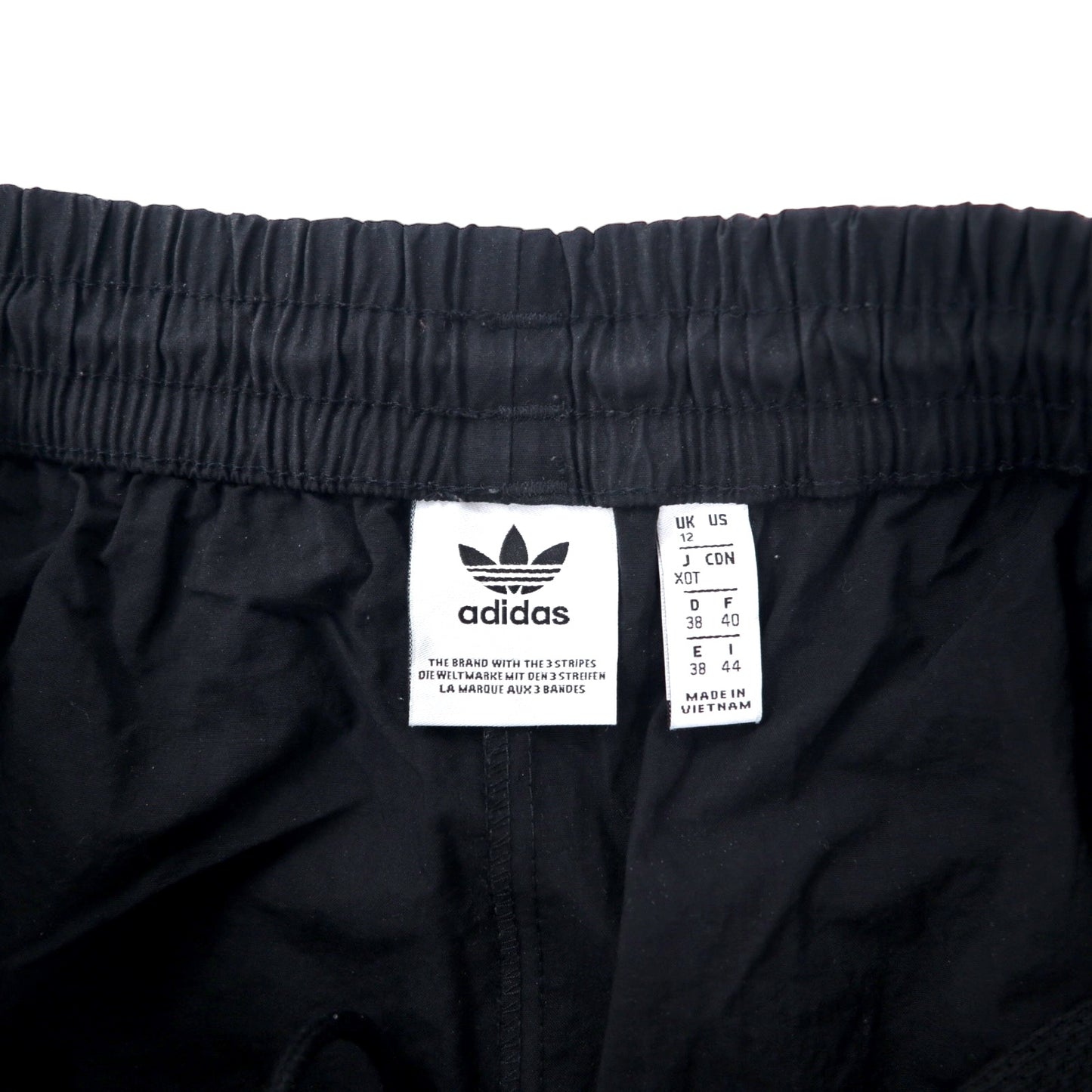 adidas originals トラックパンツ ジャージ XOT ブラック ナイロン トレフォイルロゴ 3ストライプス LOCK UP TRACK PANTS ED7542