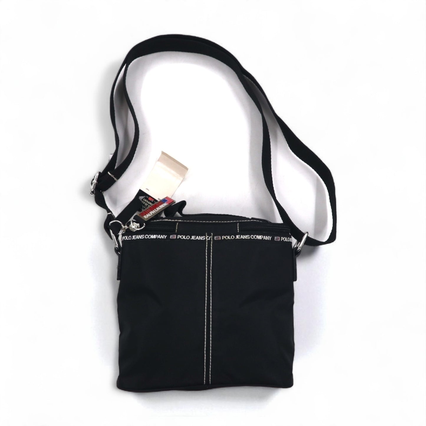 POLO JEANS CO. RALPH LAUREN Shoulder Bag Black Nylon Unused