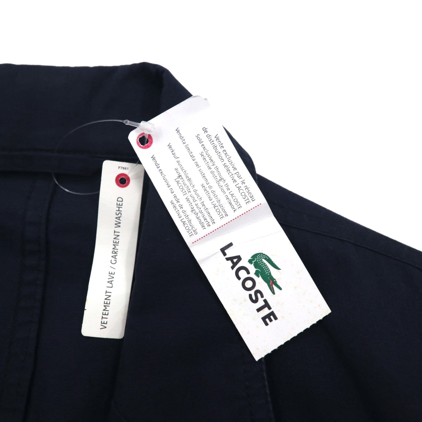 LACOSTE Oversized Tailored Jacket, Size 2XL, Navy, Made in Romania, Unused