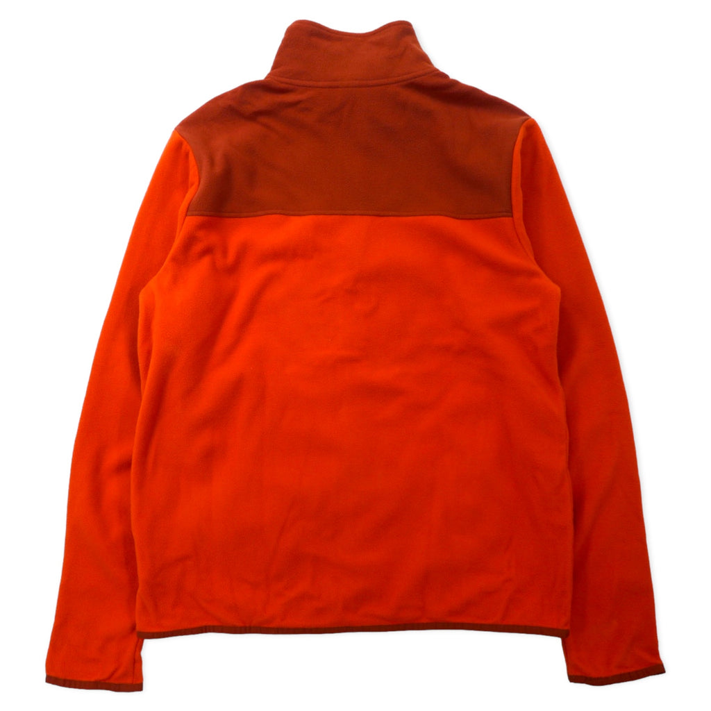 THE NORTH FACE Full Zip Fleece Jacket M Orange Polyester One Point Logo Embroidery NF0A48KDEL9 Made in El Salvador Unused Item