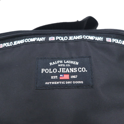 POLO JEANS CO. RALPH LAUREN Shoulder Bag Black Nylon Unused