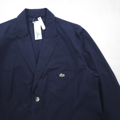 LACOSTE Oversized Tailored Jacket, Size 2XL, Navy, Made in Romania, Unused