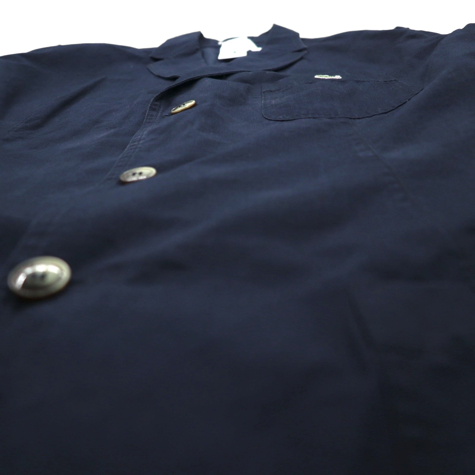 LACOSTE オーバーサイズジャケット テーラードジャケット 2XL ネイビー ビッグサイズ ルーマニア製 未使用品