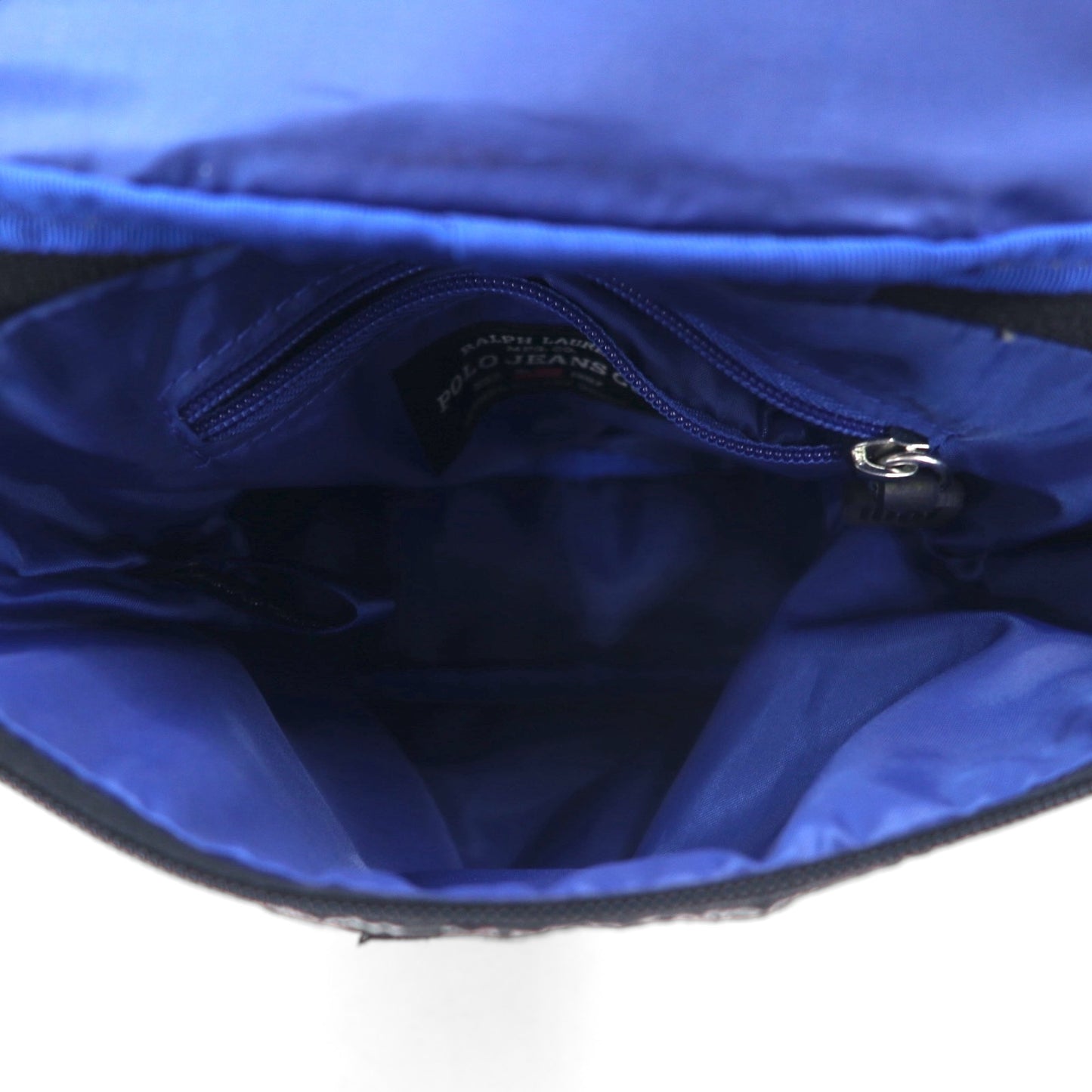 POLO JEANS CO. RALPH LAUREN Shoulder Bag Black Nylon Unused