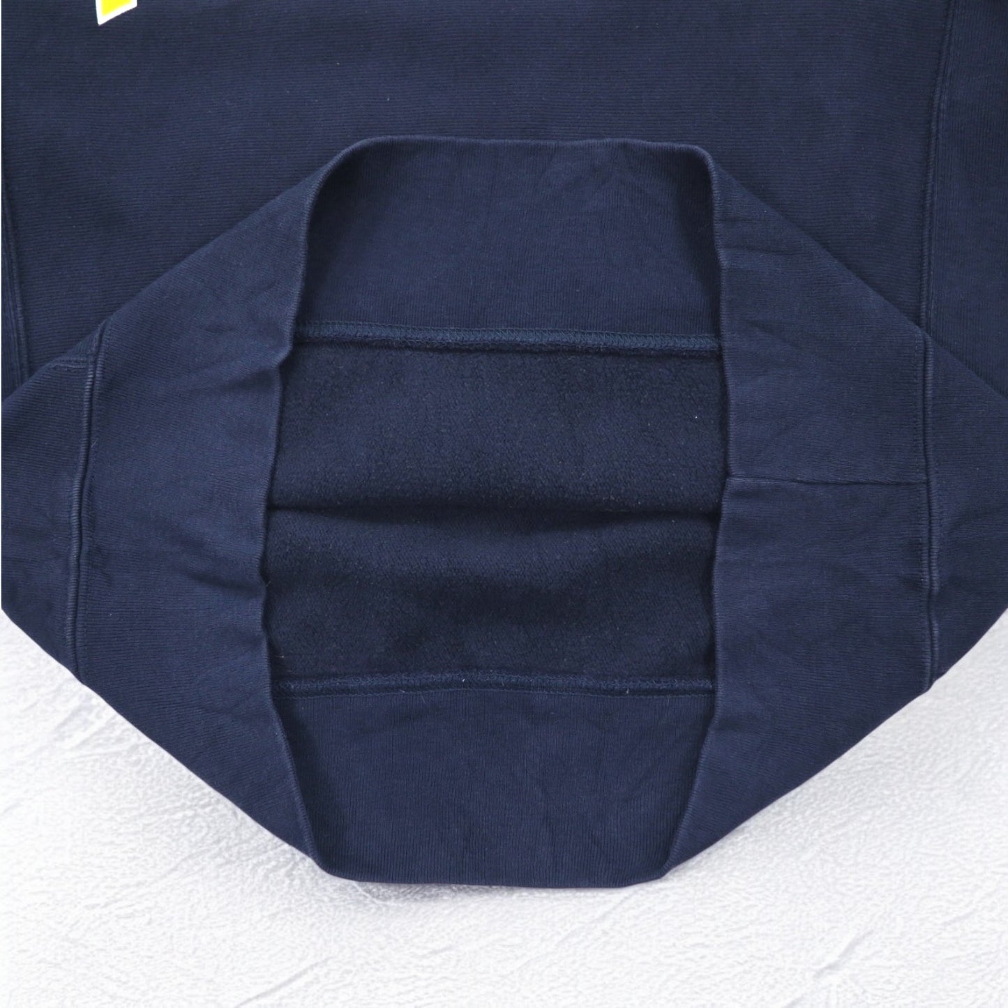 Champion プレミアム リバースウィーブ REVERSE WEAVE カレッジプリント スウェット L ネイビー MARQUETTE アーチロゴ