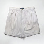 Polo by Ralph Lauren 90年代 ポロチノ TYLER FIT 2タック ショートパンツ ハーフパンツ L ベージュ コットン