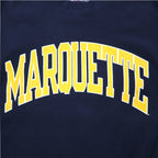 Champion プレミアム リバースウィーブ REVERSE WEAVE カレッジプリント スウェット L ネイビー MARQUETTE アーチロゴ