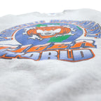 JERZEES 90s Printed Sweatshirt M Grey Cotton TIGER WORLD Made in Honduras