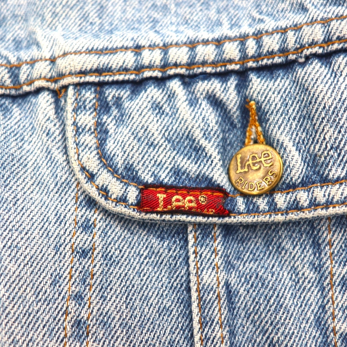 Lee 1990s USA Made Western Cut Riders Denim Jacket, Size XL, Indigo