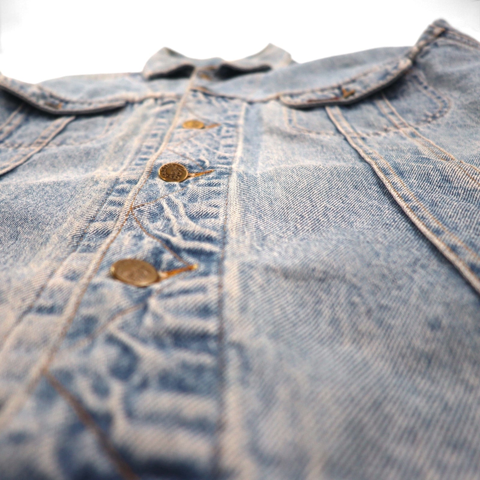 Lee 90s USA Made Denim Jacket Western Cut Riders Denim Jacket, XL