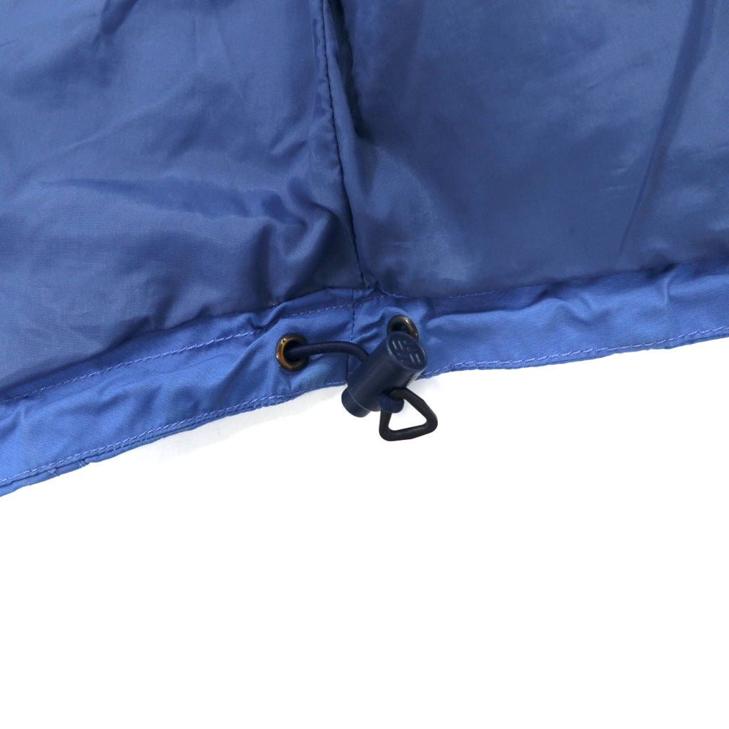 Columbia 90s Sailing Jacket L Blue Nylon Waterproof Drawcord Zip-in-Zip Boulder Ridge SL7105