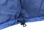 Columbia 90s Sailing Jacket L Blue Nylon Waterproof Drawcord Zip-in-Zip Boulder Ridge SL7105