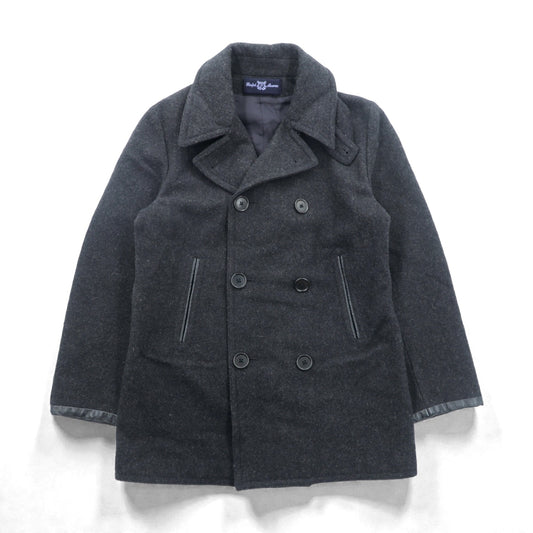 POLO SPORT RALPH LAUREN 90年代 ダブルブレスト ピーコート M グレー メルトン チンストラップ 日本製