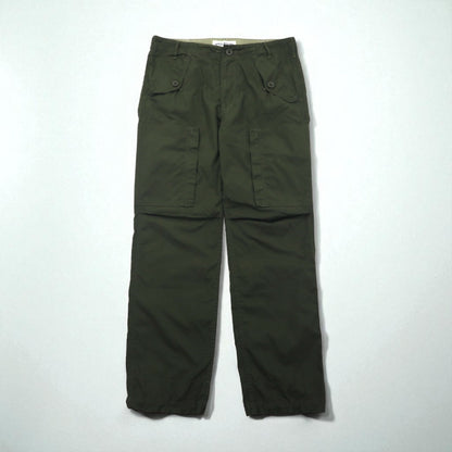 SPELLBOUND (Domingo) Made in Japan Field Cargo Pants, Size M, Khaki, Polyester, 43-478X