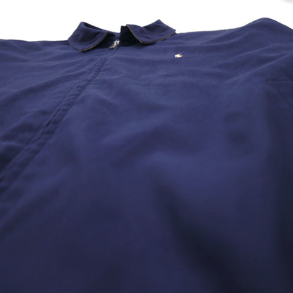Polo by Ralph Lauren 90年代 スウィングトップ ハリントンジャケット XL ネイビー ポリエステル 裏地チェック スモールポニー刺繍