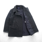 POLO SPORT RALPH LAUREN 90年代 ダブルブレスト ピーコート M グレー メルトン チンストラップ 日本製