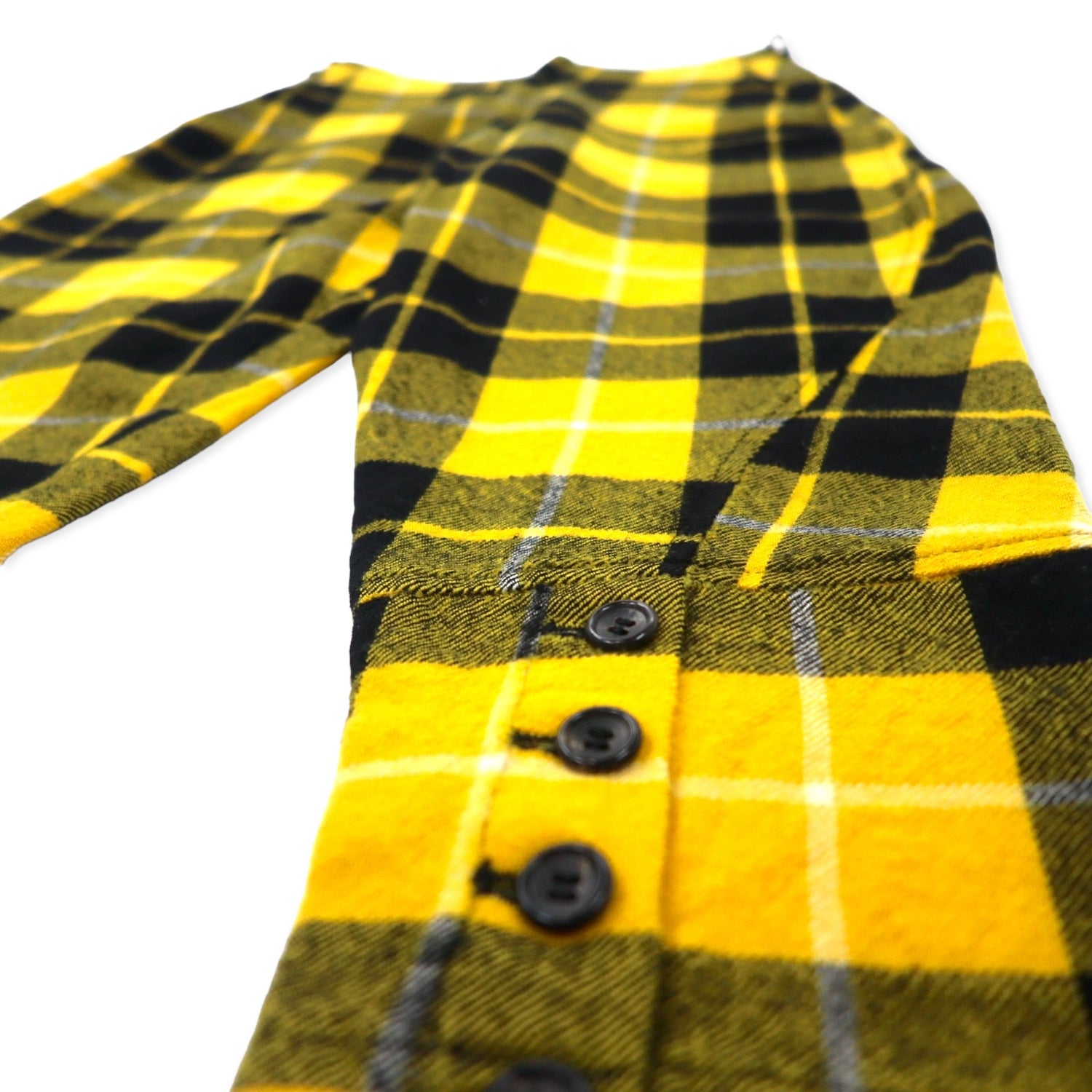COMME des GARCONS Jodhpurs Pants M Yellow Checked Wool S7P004 